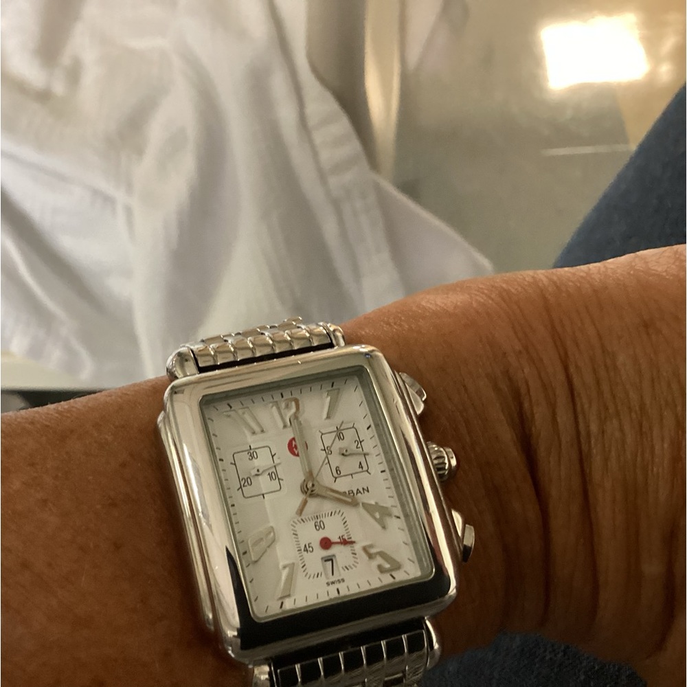 Michele Urban Chronograph Stainless Steel Women's Watch